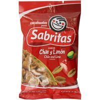 Sabritas Chile And Lime Peanuts, 7-Ounce (Pack Of 6)