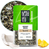 Tiesta Tea - Coconut Breeze - Soft Coconut Oolong Tea - Loose Leaf Tea Blend - Medium Caffeinated Oolong Tea - Make Hot Or Iced Tea Up To 20-25 Cups - 2 Oz Resealable Pouch