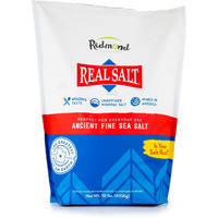 Redmond Real Salt 10 Lb Bag- Natural Unrefined Gluten Free, Fine Sea Salt, 10Lb Bag