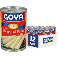 Goya Foods Whole Hearts Of Palm (Palmitos), 14.1 Ounce (Pack Of 12)