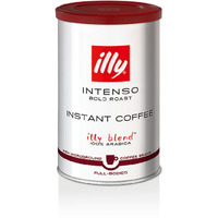 Illy Instant Coffee- 100% Arabica Coffee - Intenso Dark Roast - Warm Notes Of Cocoa & Dried Fruit - Easy Preparation - Convenient Coffee Instant Format - Roasted In Italy - 3.3 Ounce