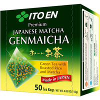 Ito En Oi Ocha Premium Japanese Matcha Genmaicha Green Tea - Tea Bags, 50 Count (Pack Of 1)