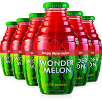Wonder Melon Organic Watermelon Juice, 8.45Oz (6 Pack) 100% Juice, Cold Pressed