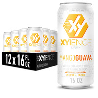 Xyience Mango Guava Energy Drink, 16 Fl Oz Can (Pack Of 12)