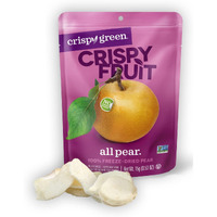 Crispy Green Natural Freeze-Dried Fruit, Pear Single-Serve, No Sugar Added, 0.53 Ounce (Pack Of 12)