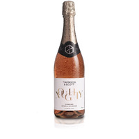 Thomson & Scott Noughty, Alcohol Free, Organic Sparkling Ros  , Low-Sugar, Halal Certified, Vegan - Great Gift For Expecting And New Mums, Birthdays, Anniversaries - 75Cl