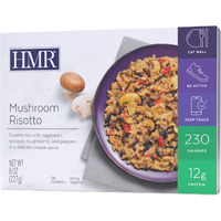 Hmr Mushroom Risotto Entr  E | Pre-Packaged Lunch Or Dinner To Support Weight Loss | Ready To Eat | Vegetarian | 12G Of Protein | Low Calorie Food | 8Oz Serving Per Meal | Pack Of 6