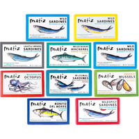 Matiz Seafood Variety Pack Sampler |10 Pack|, 1 Can Each Of Matiz Seafood Line
