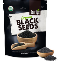 Berrilys Black Cumin Seeds - Usda Organic Nigella Sativa, Kalonji, Great For Use As Herbs, Seasoning, Baking, Cooking - Versatile Use, Rich In Nutrients - 16Oz