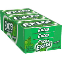 Extra Spearmint Sugar-Free Gum, 12 Piece Pack, 15 Count