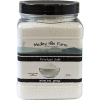 Pretzel Salt By Medley Hills Farm 2 Lbs. In Reusable Container - Heat Resistant Premium Course Pretzel Salt - Great For Soft Pretzels, Bagels - Kosher - Made In Usa