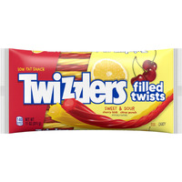 Twizzlers Filled Twists Sweet And Sour Candy Bags, 11 Oz (12 Count)