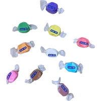 Sugar Free Taffy Town Assortment - 10 Flavors, 1Lbs (16Oz) Bulk Bag - Individually Wrapped, Gluten & Nut Free, Diabetic & Keto Friendly Gourmet Candy For Taffy Lovers