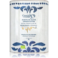Garc  A De La Cruz - Organic Extra Virgin Olive Oil, Cooking Oil, Olive Variety, Smooth Body, Origin Spain, Montes De Toledo, Packed In Tins - 3L