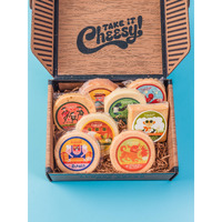 Cheese Bros. Wisconsin Cheese Brotherhood Gift Box | Assorted Gouda, Havarti, Mozzarella And Fratello | Great Food Gifting Idea!