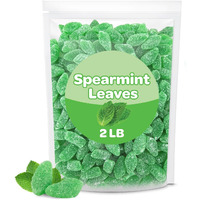 Spearmint Leaves Jelly Candy, 2-Pound Bag