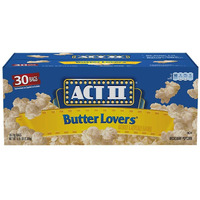 Act Ii Butter Lovers Microwave Popcorn (3Oz., 30 Bags)