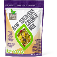 Betterfoods Raw Superfoods Crunch Mix | Premium Pumpkin, Sunflower, Flax, Chia, Sesame Seeds, Almonds, Goji Berries & Raisins Blend For Salads, Yogurt, Oatmeal & Snacking Toppings | 24Oz, Pack Of 1