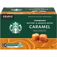 Starbucks Caramel Flavoured Coffee K-Cup Pods. 10 Count.