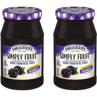 Smucker's Simply Fruit Seedless Blackberry Spread, 10 Oz, 2 Pk