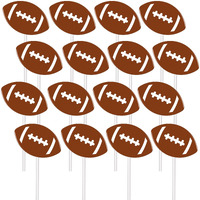 Marspark 48 Pieces Football Cupcake Toppers Picks Cake Decorations Football Cake Topper For Baby Shower Birthday Party Football Theme Party