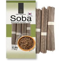 Unha Japanese Buckwheat Noodle, Air Dried Soba Noodle 4 Simply Ingredients, Used For Cold Soup Or Hot Soup - 3Lb Per Pack