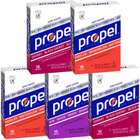 Propel Powder Packets, 3 Flavor Variety Pack, Electrolytes, Vitamins And No Sugar, Packaging May Vary, 0.88 Ounce (Pack Of 5)