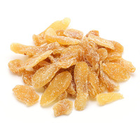 Nuts U.S. - Dried Crystallized Ginger Slices | All Natural And Non Gmo | No Artificial Colors Or Ingredients | Sugar Coated Chewy Flavor | Packed In Resealable Bag!!! (Unsulfured 3 Lbs)