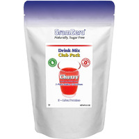 Gramzero Cherry Zero Calorie Sugar Free Drink Mix, Great For Nutrition Club Loaded Teas, Stevia Sweetened