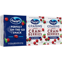 Ocean Spray Craisins, Dried Cranberries, Original, 1 Oz Boxes, 6 Count (Pack Of 12)