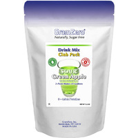 Gramzero Sour Green Apple Zero Calorie Sugar Free Drink Mix, Great For Nutrition Club Loaded Tea, Stevia Sweetened