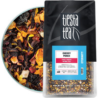 Tiesta Tea - Cherry Punch | Sweet Cherry Herbal Tea | Premium Loose Leaf Blend | Non-Caffeinated Fruit Tea | Hot Or Iced Up To 200 Cups | Crafted With Natural Ingredients - 16Oz Resealable Pouch