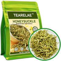 Tearelae - Dried Honeysuckle Tea - 2Oz/57G Top Grade - 100% Pure Natural Herbal Tea - Honeysuckle Flowers Jin Yin Hua