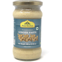 Asian Kitchen Ginger Cooking Paste 10.5Oz (300G) Glass Jar ~ Vegan | Gluten Free | Non-Gmo | No Colors | Indian Origin