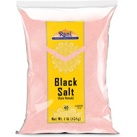 Rani Black Salt Powder (Kala Namak) Mineral 16Oz (1Lb) 454G ~ Unrefined, Pure And Natural | Vegan | Gluten Friendly | Non-Gmo | Kosher | Indian Origin | Perfect For Tofu Scramble