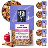Tiesta Tea - Nutty Almond Cream | Cinnamon Almond Herbal Tea |Premium Loose Leaf Tea Blend |Non-Caffeinated Fruit Tea | Make Hot Or Iced Tea & Up To 25 Cups - 12.6 Ounce Resealable Pouch, Pack Of 6