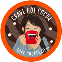 Crave Hot Chocolate Pods, Compatible With 2.0 K-Cup Brewers, Dark Chocolate, 40 Count