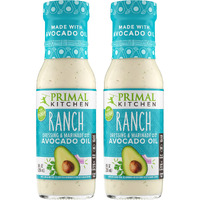 Primal Kitchen Ranch Dressing & Marinade, Made With Avocado Oil And Cage-Free Eggs, 8 Fluid Ounces, Pack Of 2