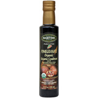 Mantova Organic Pomegranate Balsamic Vinegar Of Modena, Perfect For Salad Dressing, Pasta Salad, Ice Cream And Cocktails, 8.5 Oz (Pack Of 6)