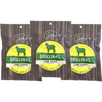 Jerky.Com Exotic Original Lamb Jerky - Wild Game Meat Snacks, Exotic Snacks, High-Protein, All-Natural, No Added Preservatives - Healthy Snacks For Adults - 1.75 Oz. (Pack Of 3)