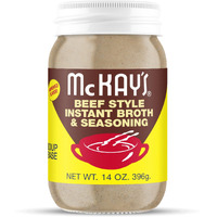 Mc Kay's Chicken And Beef Flavored Powdered Soup Seasoning, Gluten Free Instant Broth, Bullion Cubes Substitute, Est. 1945 (Original Beef, 1 Pack)