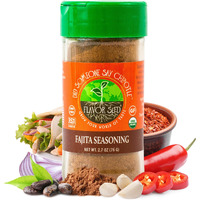 Flavor Seed Did Someone Say Chipotle Organic Fajita Seasoning & Taco Seasoning Mix. Mexican Seasonings And Spices For Cooking. Popcorn Seasoning. Gluten Free .Preservative Free, Non Gmo, Keto, Paleo, Kosher, Dairy Free, Vegan. Glass Shaker Jar 2.7 Oz