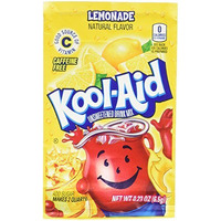 Kool-Aid Soft Drink Mix - Lemonade Unsweetened, Caffeine Free, 0.23 Oz/Envelope (Pack Of 12) By Kool-Aid