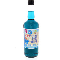 Blue Bubble Gum Hypothermias Gourmet Handcrafted Hawaiian ?? Snow Cones Flavor Syrups For Drinks ?? Coffee, Shaved Ice & Slushie, Piraguas, Raspados, Soda Flavor Syrup ???? No Corn Syrup, 100% Pure Cane Sugar Quart (32 Fl Oz)