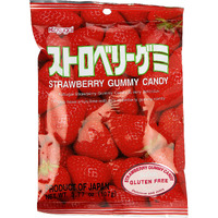 Kasugai Gummies Strawberry Gummy Candies, 3.77 Ounce