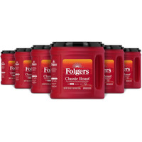 Folgers Classic Roast Medium Roast Ground Coffee, 25.9 Ounces (Pack Of 6)