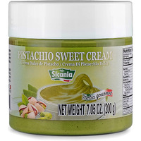 Sicania - Premium Pistachio Cream, 7.05 Oz (200G) - Authentic Italian, Gluten-Free, Non-Gmo - Gourmet Spread For Desserts, Pastries, Dubai Pistachio Chocolate Bar & More