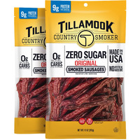 Tillamook Country Smoker Zero Sugar Original Keto Friendly Smoked Sausages, 10 Ounce (Pack Of 2)
