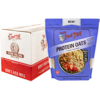 Bob's Red Mill High Protein Oats - 32 Oz (Pack Of 4), Gluten Free, 10G/Serving, Non Gmo, Whole Grain, Plant Based Protein