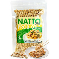 Japanese Natto Fermented Soybean, Freeze-Dried Natto Beans, Japanese Probiotic And Prebiotic Superfood - Vitamin K, Low Sodium, Non-Gmo, Vegan, Made In Japan 70G(2.4Oz)?Yamasan?